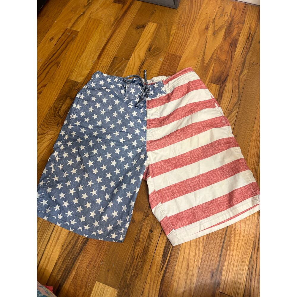 GEORGE  Swim Trunks Shorts American Flag